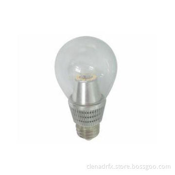 7W Instant Start E27 LED Bulbs Milky Cover For the Crystal